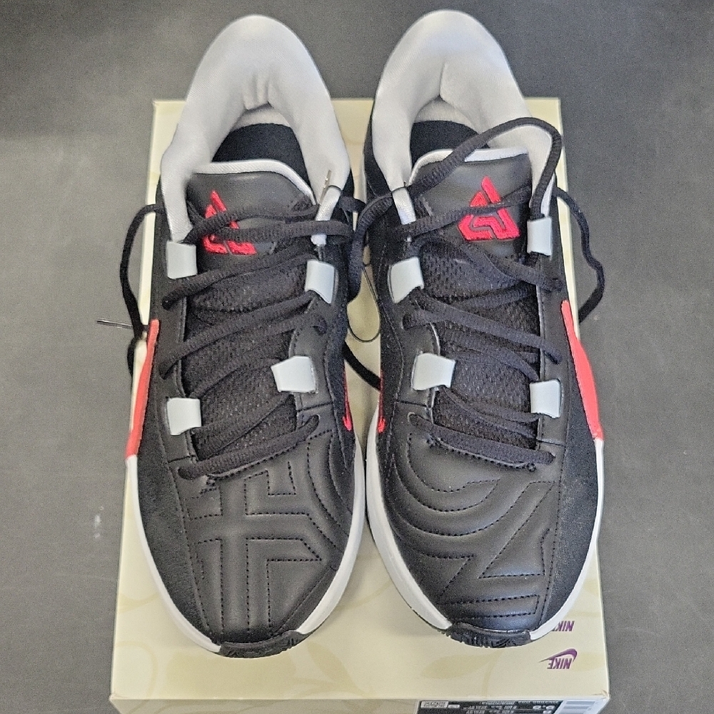 Nike Black and Red Sneakers